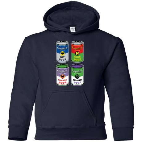 Sweatshirts Navy / YS Arkham Soup Youth Hoodie