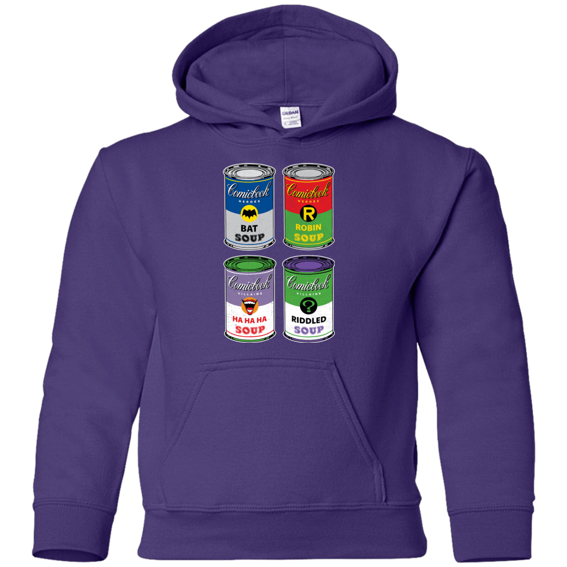 Sweatshirts Purple / YS Arkham Soup Youth Hoodie