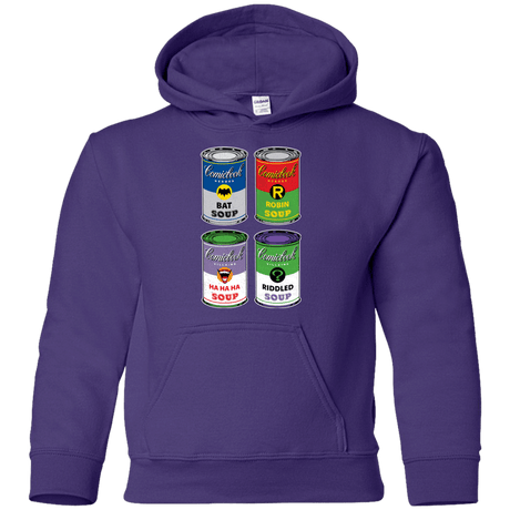 Sweatshirts Purple / YS Arkham Soup Youth Hoodie