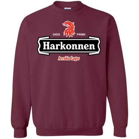 Sweatshirts Maroon / Small Arrakis lager Crewneck Sweatshirt