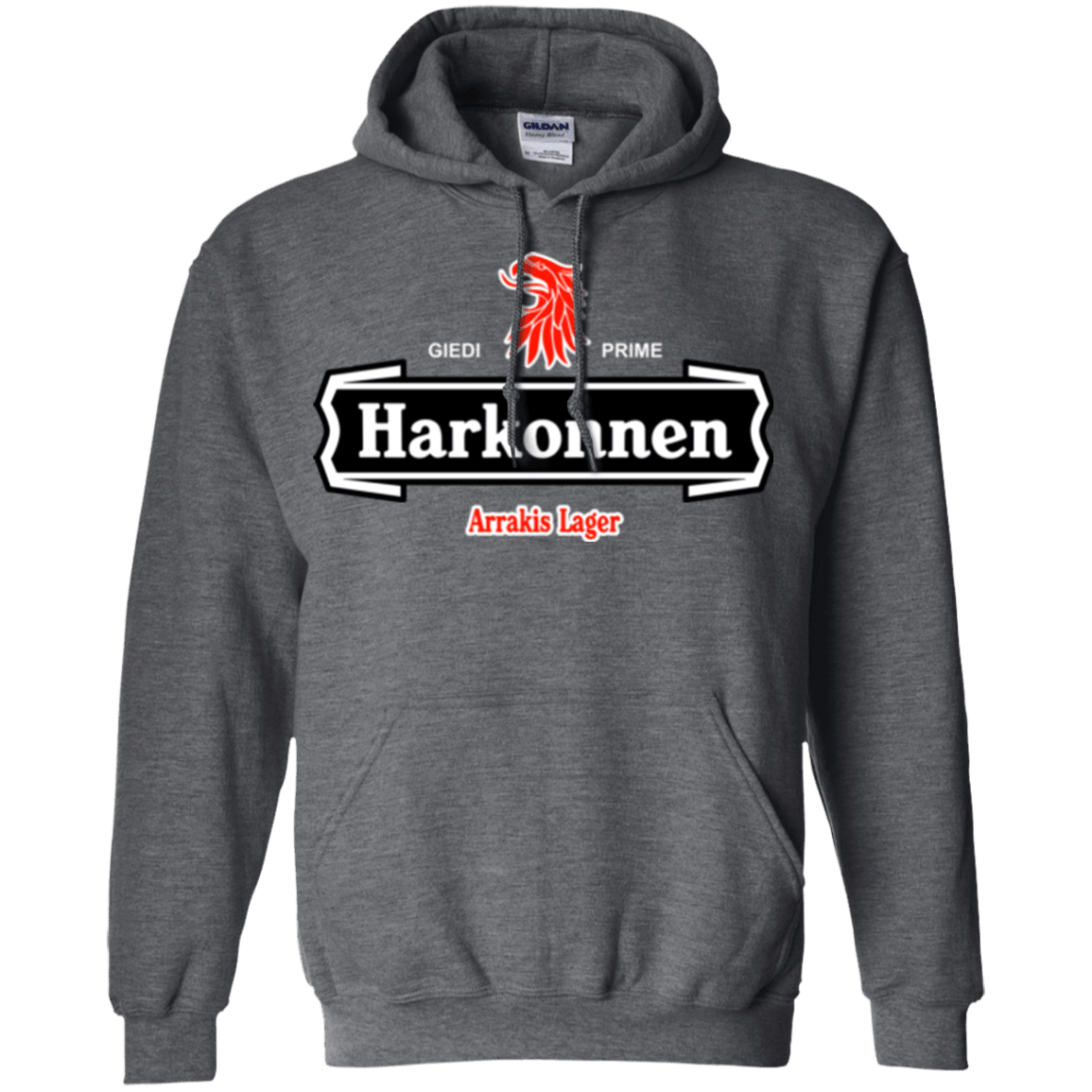 Sweatshirts Dark Heather / Small Arrakis lager Pullover Hoodie