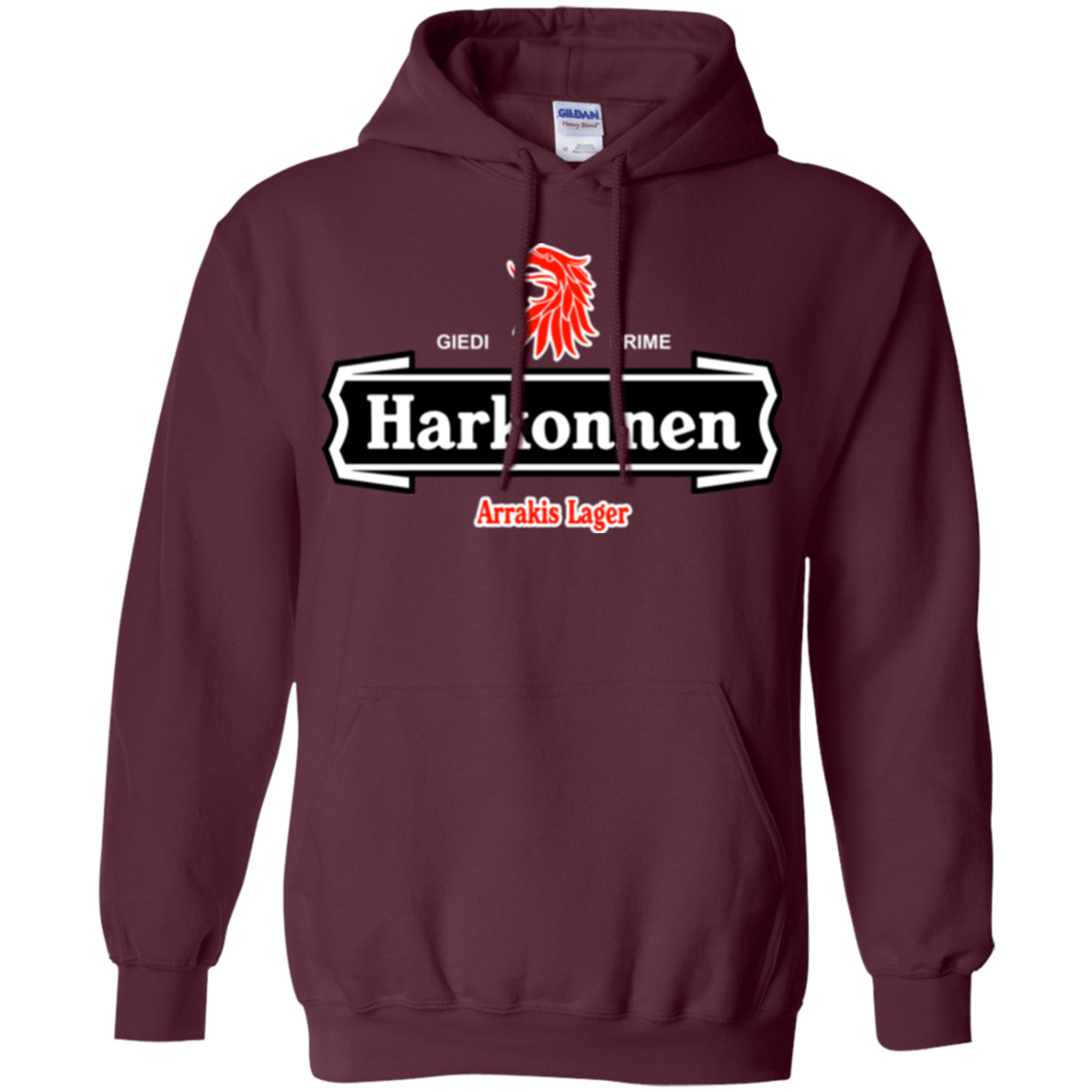 Sweatshirts Maroon / Small Arrakis lager Pullover Hoodie