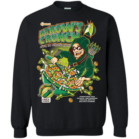 Sweatshirts Black / S Arrow's Crunch Crewneck Sweatshirt
