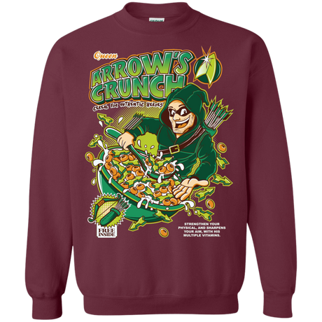 Sweatshirts Maroon / S Arrow's Crunch Crewneck Sweatshirt