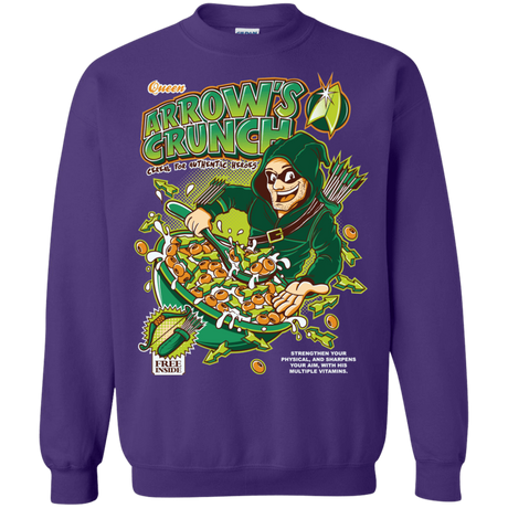 Sweatshirts Purple / S Arrow's Crunch Crewneck Sweatshirt