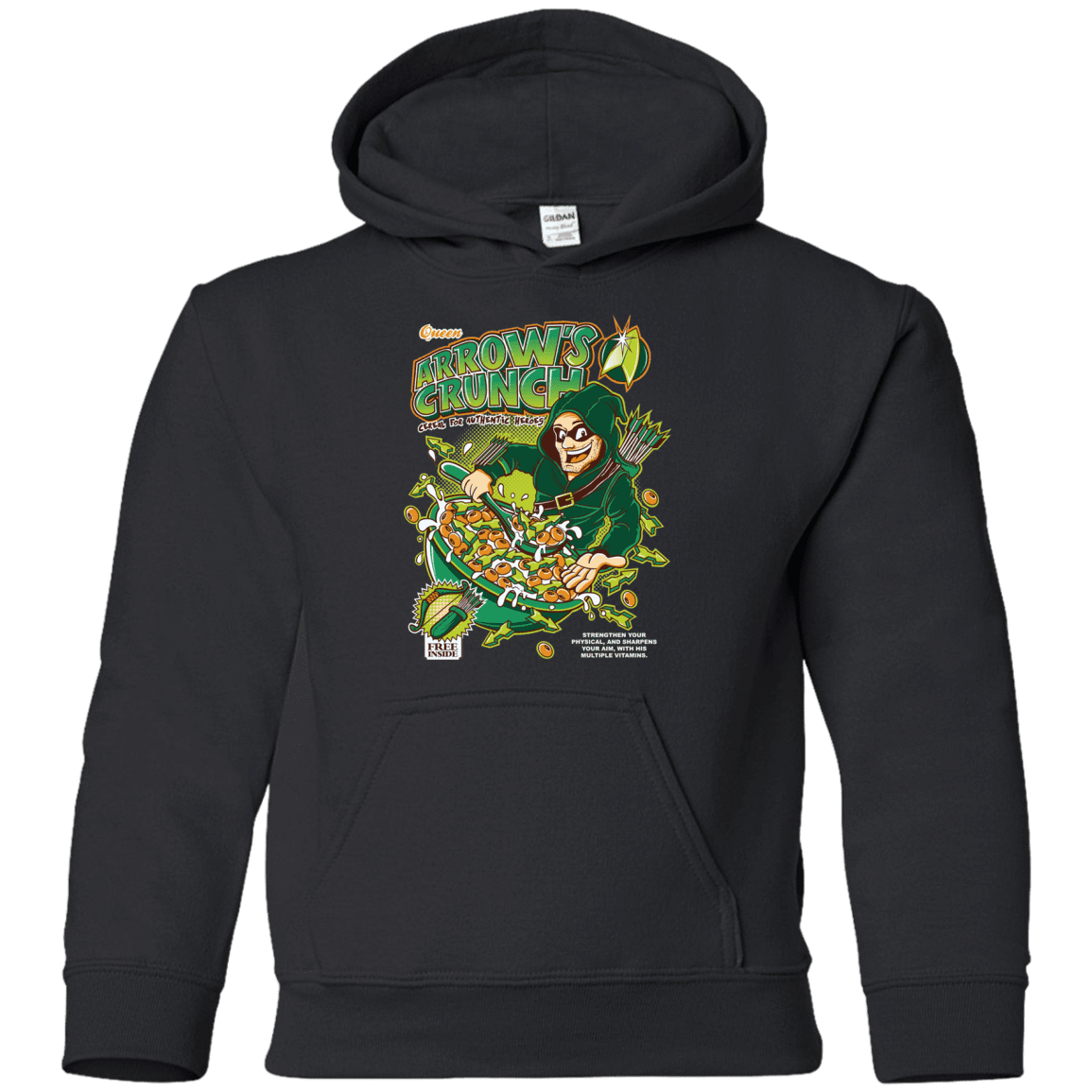 Sweatshirts Black / YS Arrow's Crunch Youth Hoodie