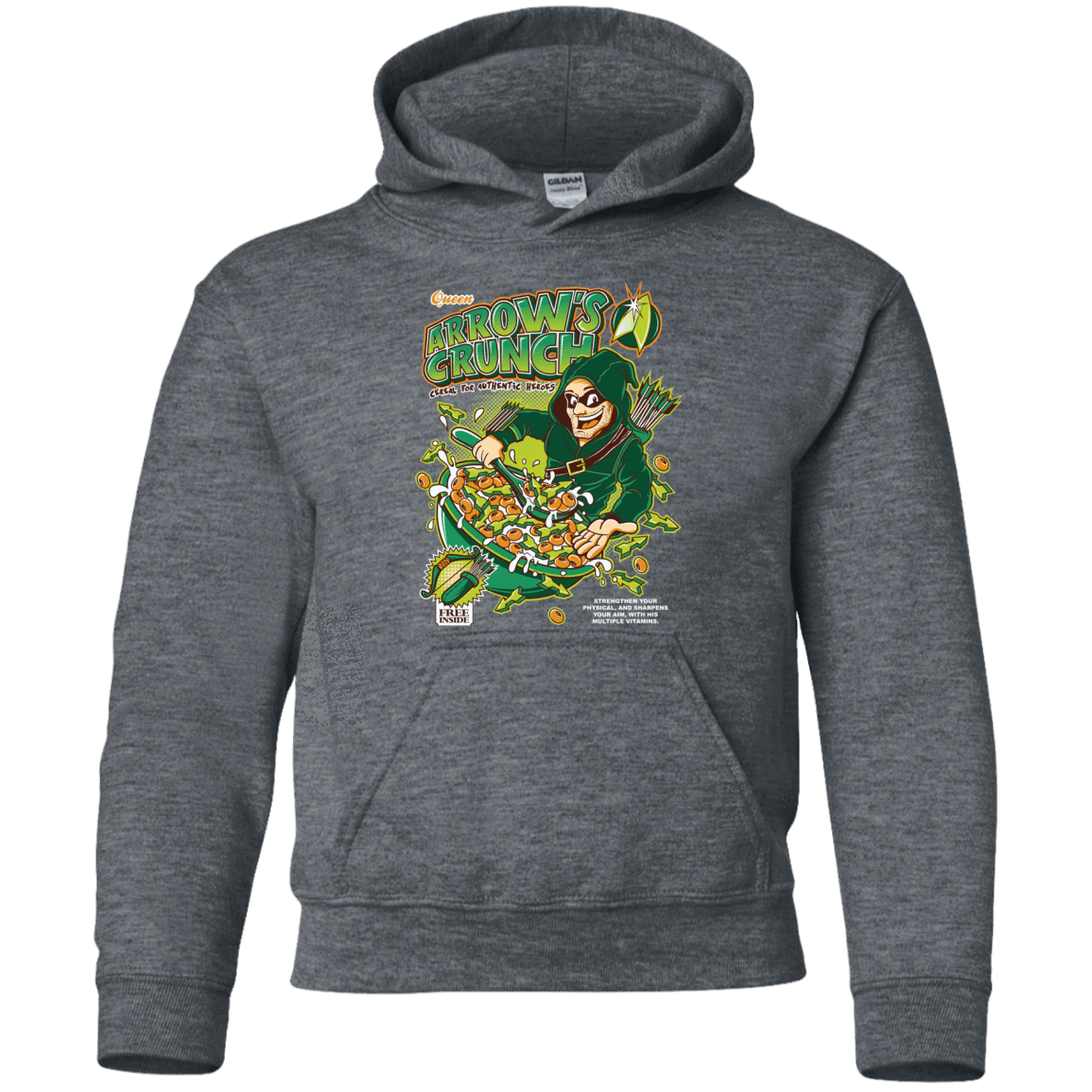 Sweatshirts Dark Heather / YS Arrow's Crunch Youth Hoodie