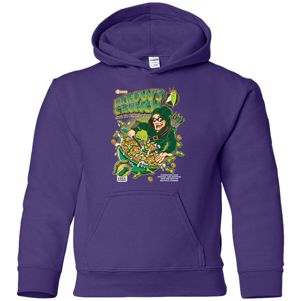 Sweatshirts Purple / YS Arrow's Crunch Youth Hoodie