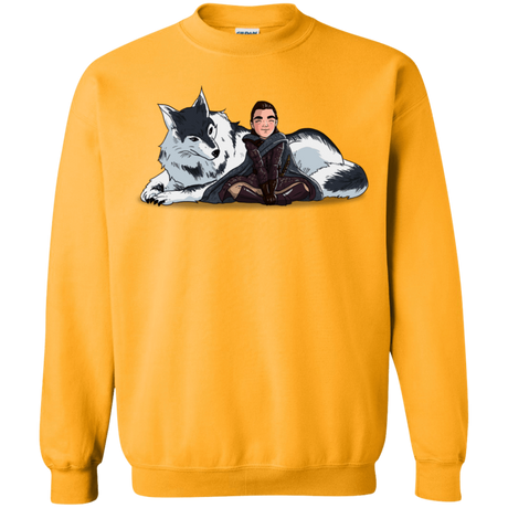 Sweatshirts Gold / S Arya and Nymeria Crewneck Sweatshirt