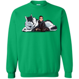 Sweatshirts Irish Green / S Arya and Nymeria Crewneck Sweatshirt