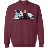 Sweatshirts Maroon / S Arya and Nymeria Crewneck Sweatshirt