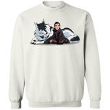 Sweatshirts White / S Arya and Nymeria Crewneck Sweatshirt