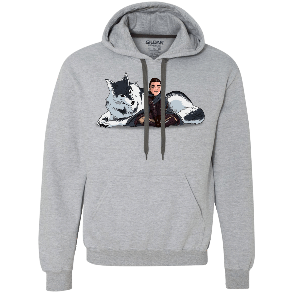 Sweatshirts Sport Grey / L Arya and Nymeria Premium Fleece Hoodie