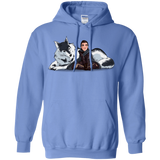 Sweatshirts Carolina Blue / S Arya and Nymeria Pullover Hoodie