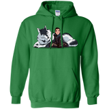 Sweatshirts Irish Green / S Arya and Nymeria Pullover Hoodie