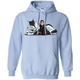 Sweatshirts Light Blue / S Arya and Nymeria Pullover Hoodie