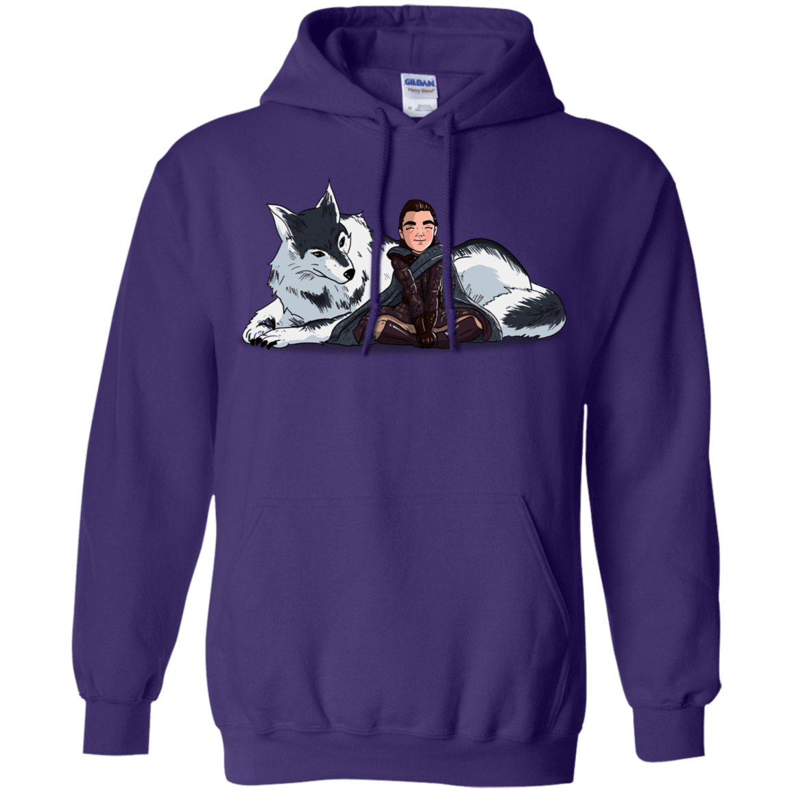 Sweatshirts Purple / S Arya and Nymeria Pullover Hoodie