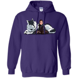 Sweatshirts Purple / S Arya and Nymeria Pullover Hoodie