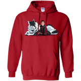 Sweatshirts Red / S Arya and Nymeria Pullover Hoodie