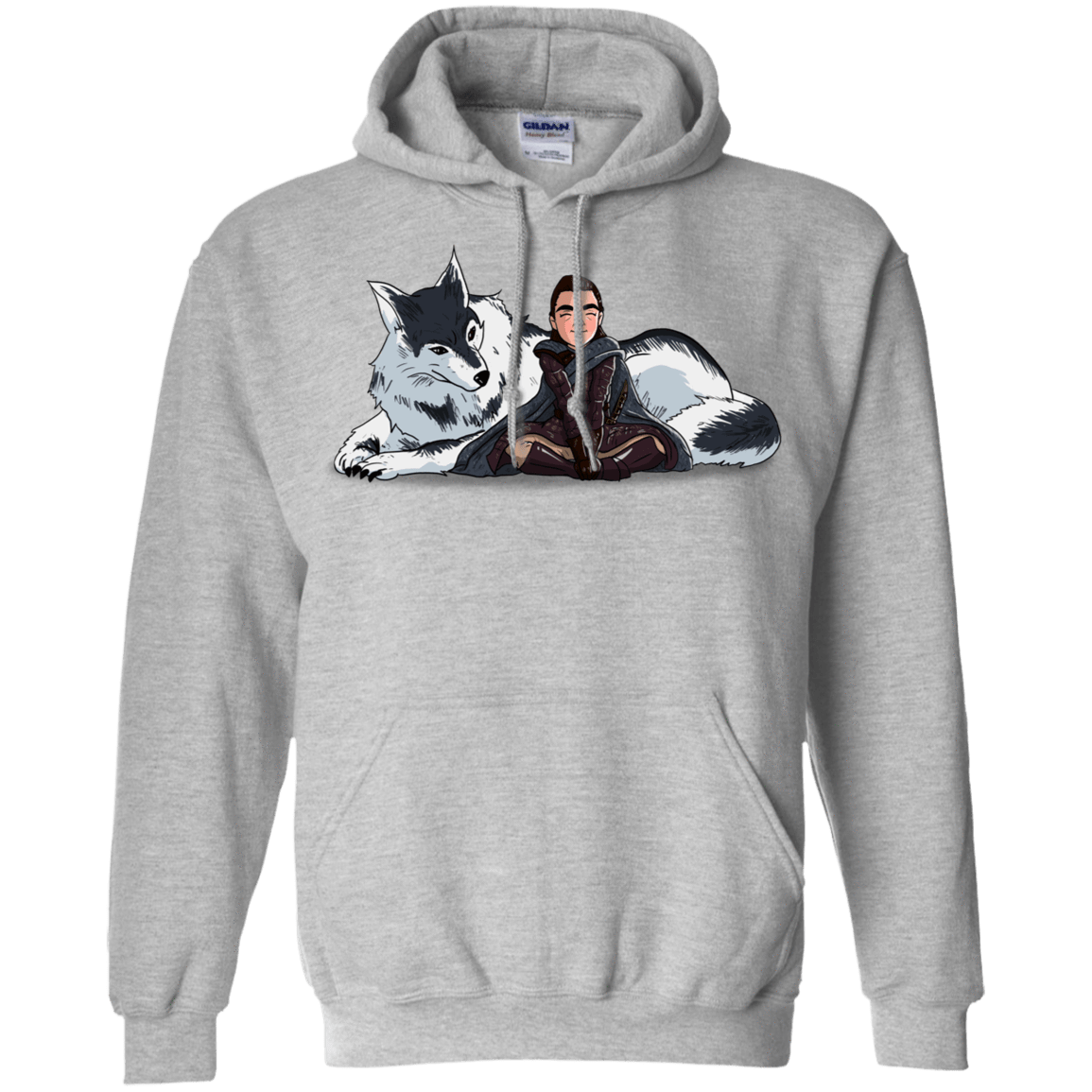 Sweatshirts Sport Grey / S Arya and Nymeria Pullover Hoodie