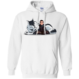 Sweatshirts White / S Arya and Nymeria Pullover Hoodie