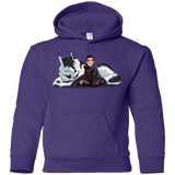 Sweatshirts Purple / YS Arya and Nymeria Youth Hoodie