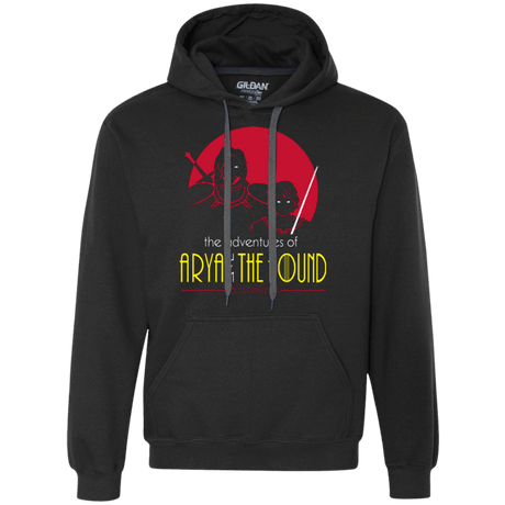 Sweatshirts Black / Small Arya & The Hound Premium Fleece Hoodie
