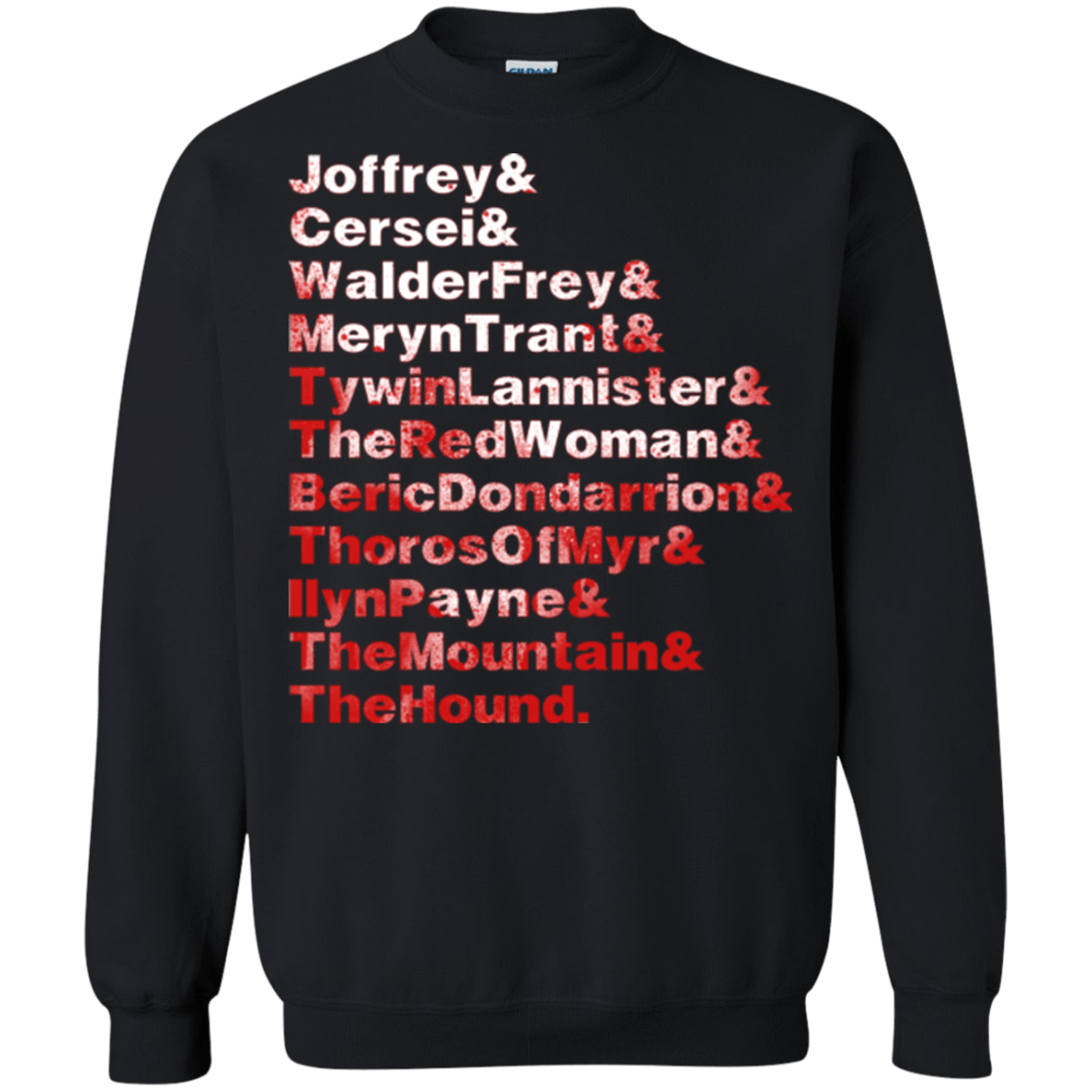 Sweatshirts Black / Small Aryas Kill List Crewneck Sweatshirt