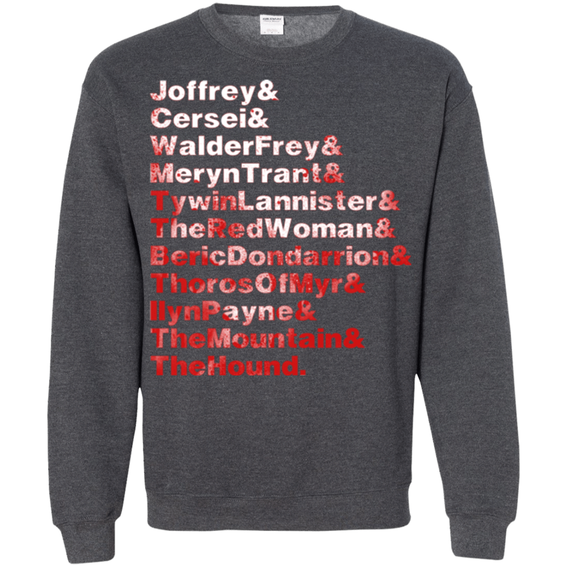 Sweatshirts Dark Heather / Small Aryas Kill List Crewneck Sweatshirt