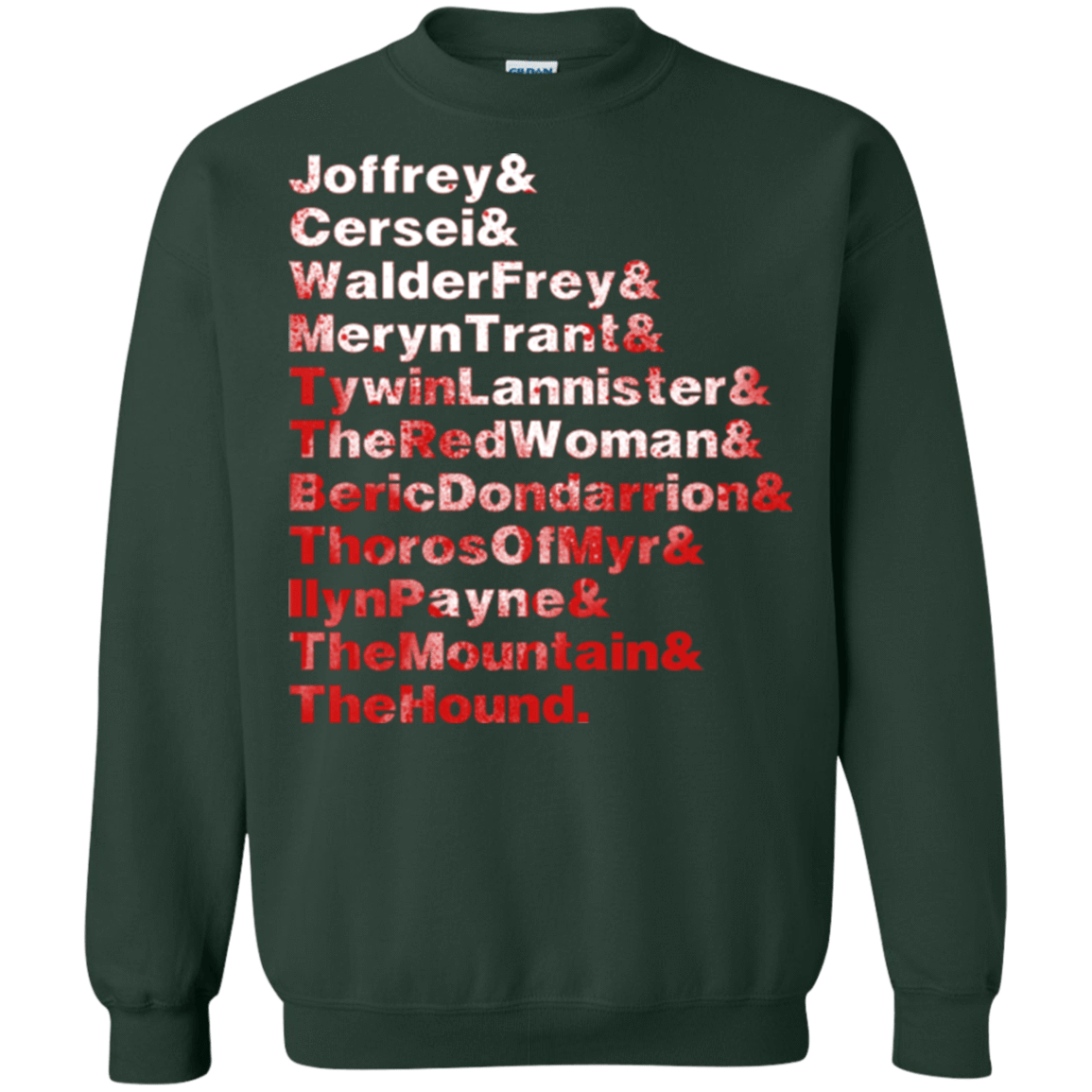 Sweatshirts Forest Green / Small Aryas Kill List Crewneck Sweatshirt