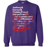 Sweatshirts Purple / Small Aryas Kill List Crewneck Sweatshirt