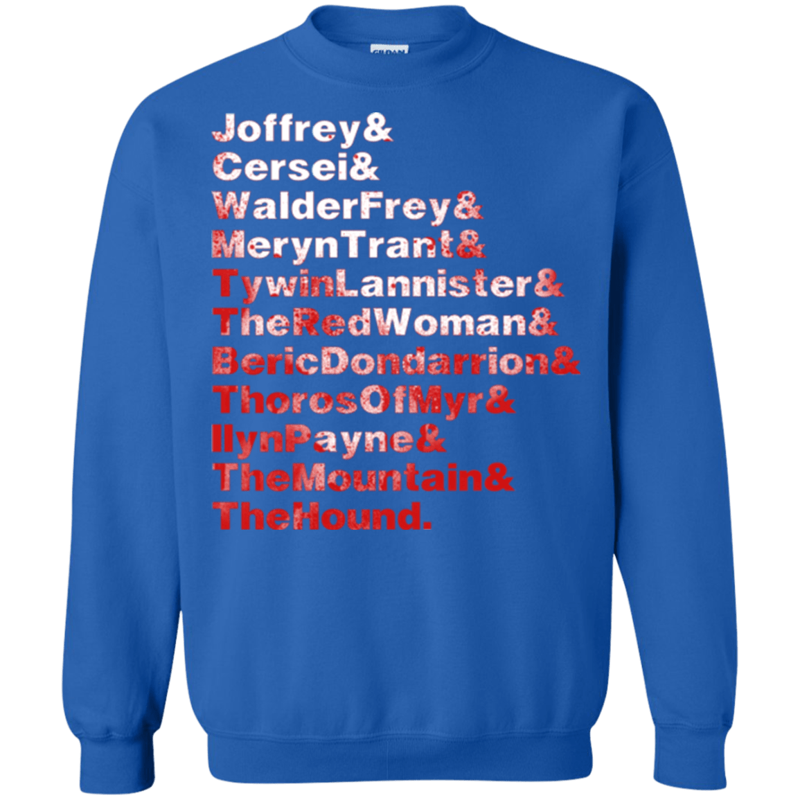Sweatshirts Royal / Small Aryas Kill List Crewneck Sweatshirt