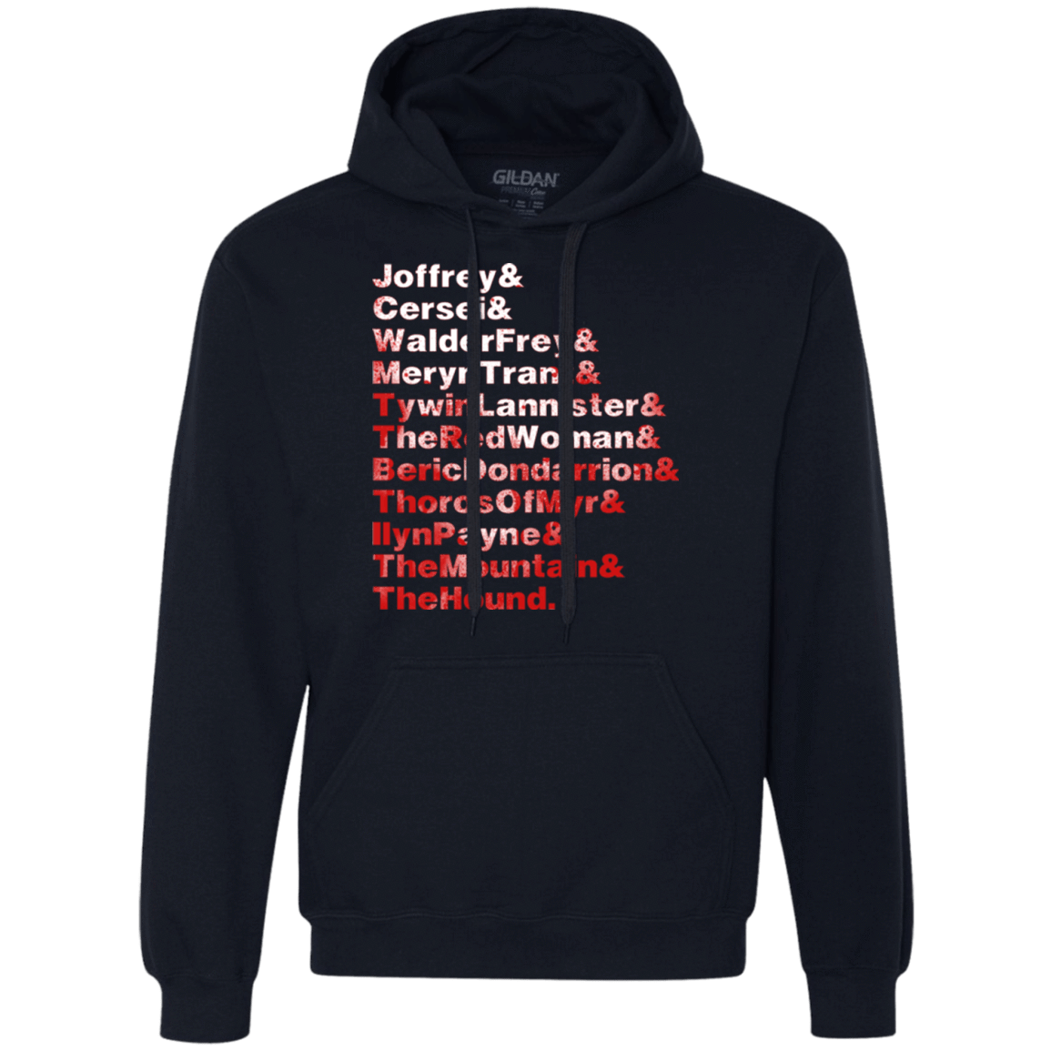 Sweatshirts Navy / Small Aryas Kill List Premium Fleece Hoodie