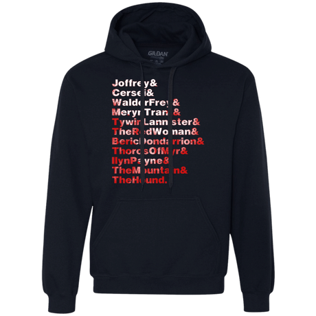 Sweatshirts Navy / Small Aryas Kill List Premium Fleece Hoodie