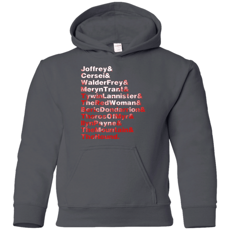 Sweatshirts Charcoal / YS Aryas Kill List Youth Hoodie