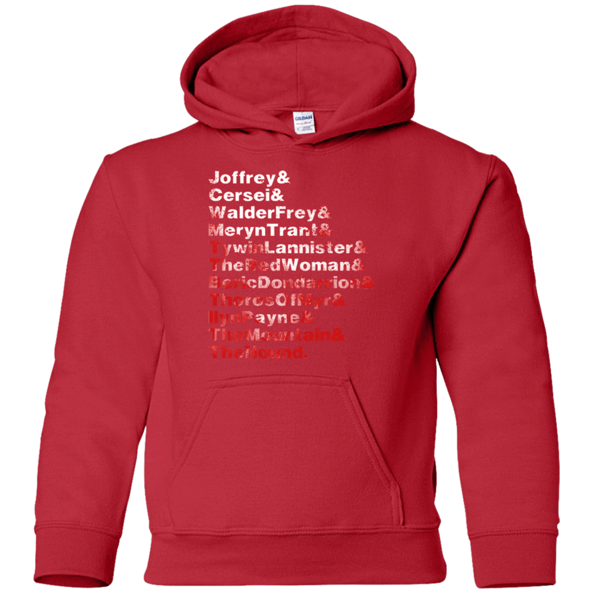 Sweatshirts Red / YS Aryas Kill List Youth Hoodie