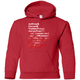 Sweatshirts Red / YS Aryas Kill List Youth Hoodie