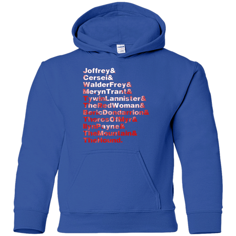 Sweatshirts Royal / YS Aryas Kill List Youth Hoodie