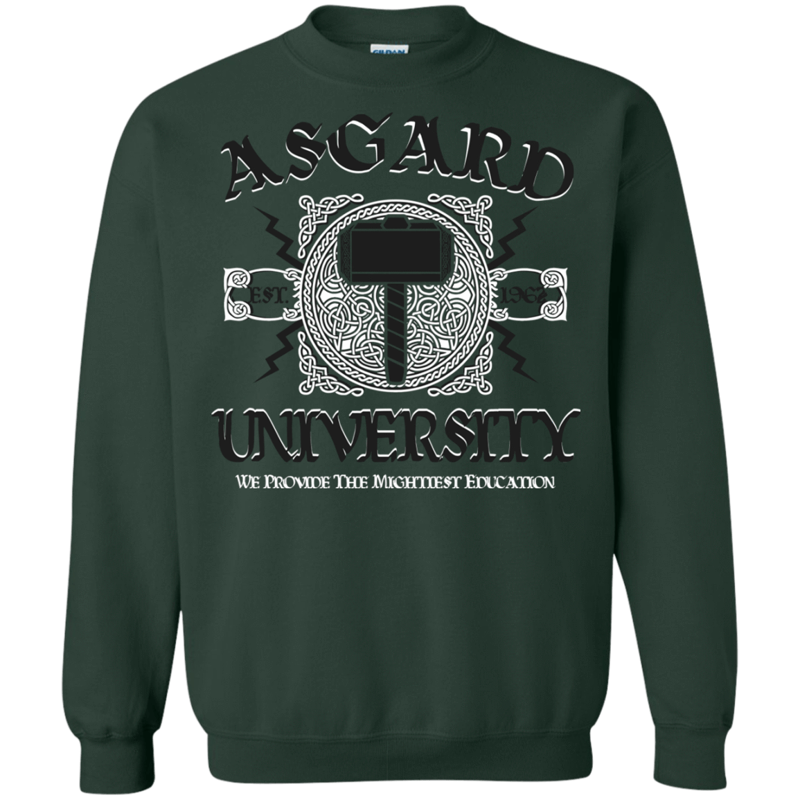 Sweatshirts Forest Green / Small Asgard University Crewneck Sweatshirt