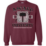 Sweatshirts Maroon / Small Asgard University Crewneck Sweatshirt