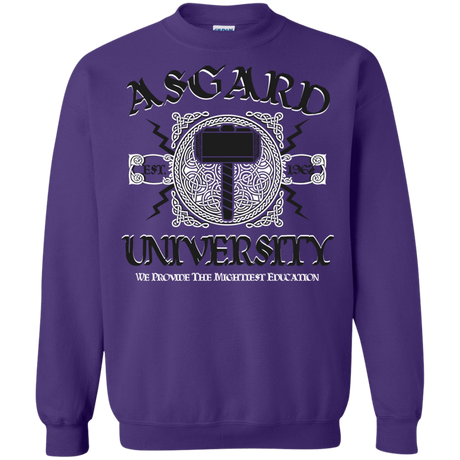 Sweatshirts Purple / Small Asgard University Crewneck Sweatshirt