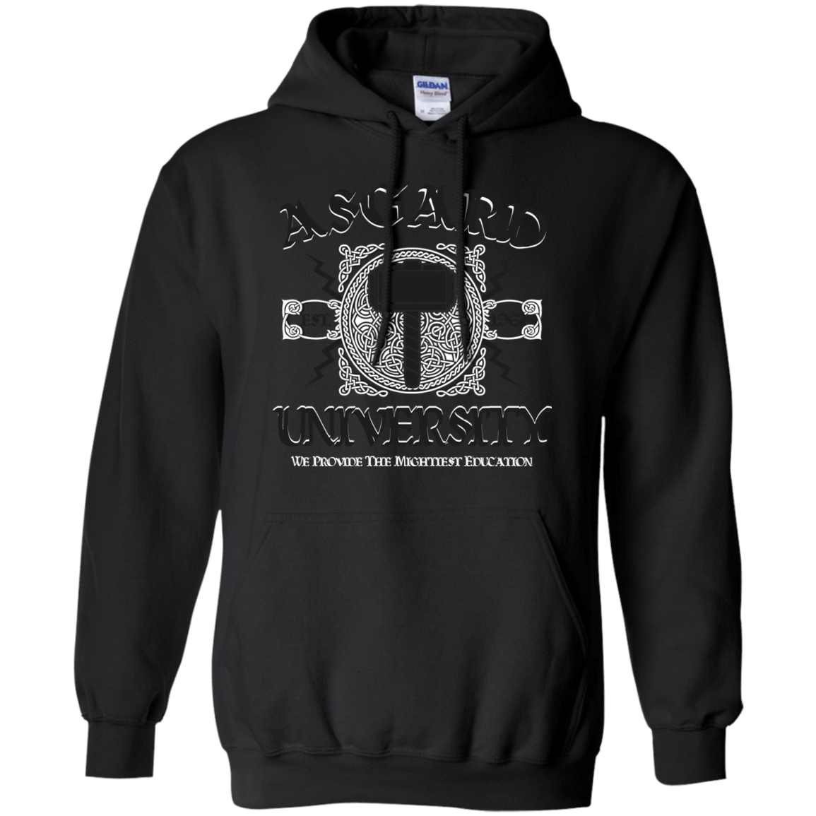 Sweatshirts Black / Small Asgard University Pullover Hoodie