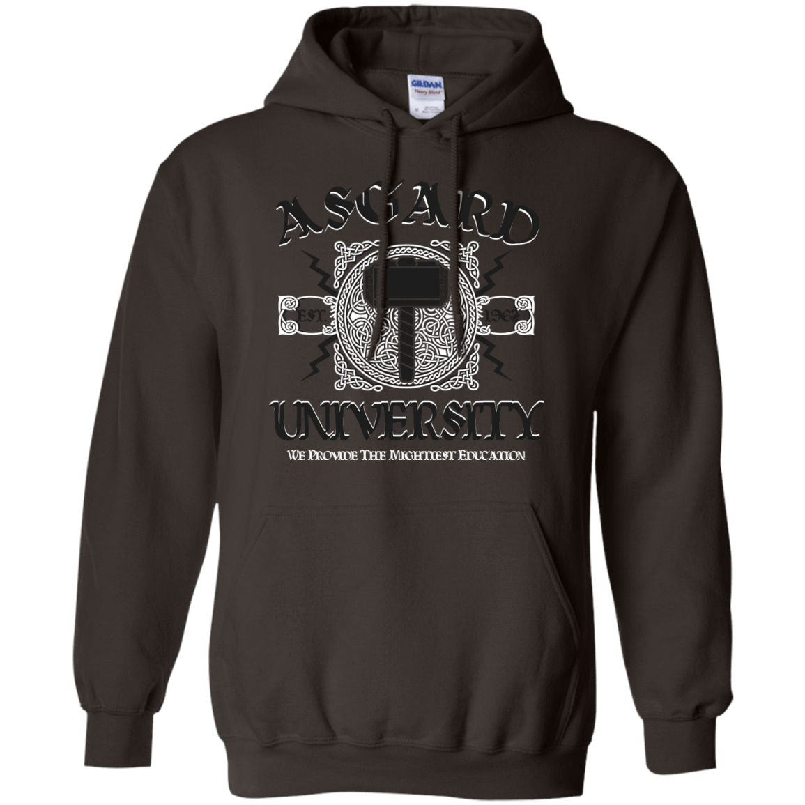 Sweatshirts Dark Chocolate / Small Asgard University Pullover Hoodie