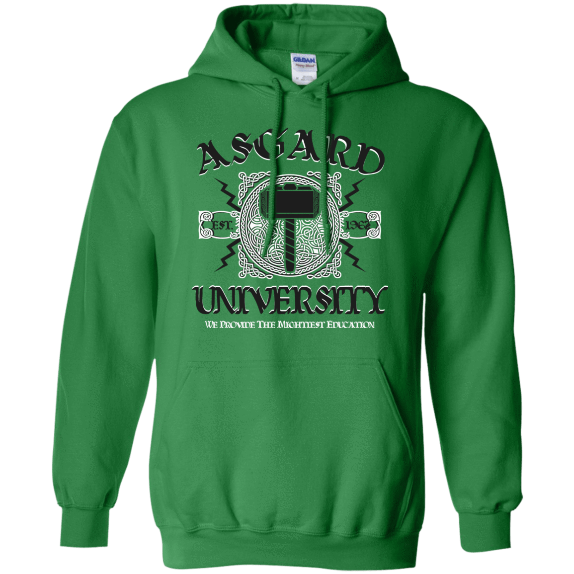 Sweatshirts Irish Green / Small Asgard University Pullover Hoodie