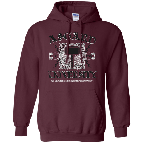 Sweatshirts Maroon / Small Asgard University Pullover Hoodie