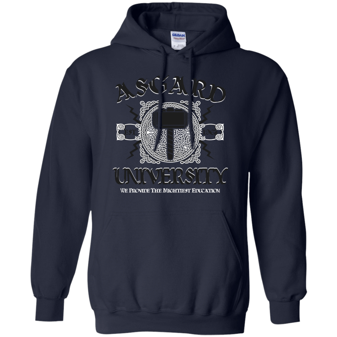 Sweatshirts Navy / Small Asgard University Pullover Hoodie