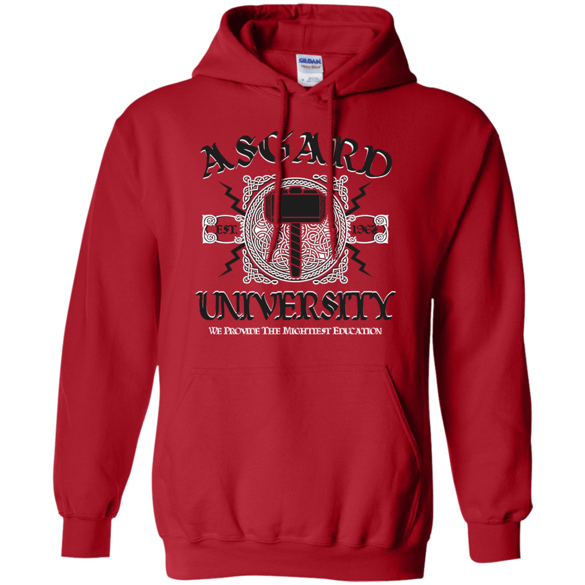 Sweatshirts Red / Small Asgard University Pullover Hoodie