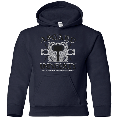 Sweatshirts Navy / YS Asgard University Youth Hoodie