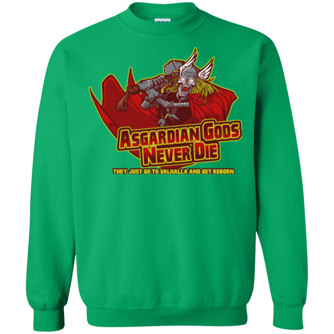 Sweatshirts Irish Green / S Asgardian Crewneck Sweatshirt