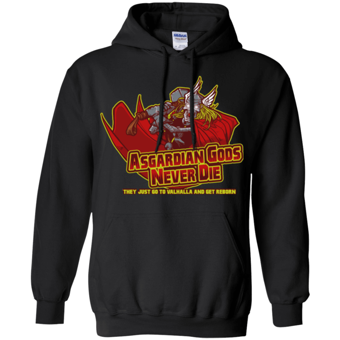 Sweatshirts Black / S Asgardian Pullover Hoodie